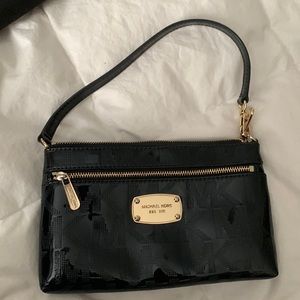 Michael Kors black patten purse
